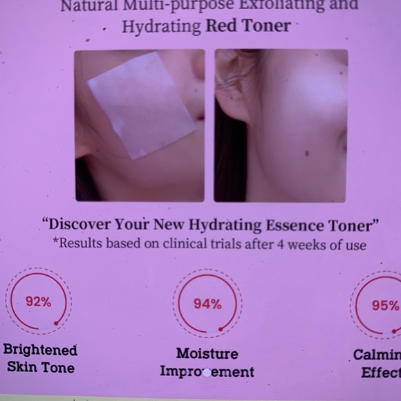 BNIB TOVEGAN RED REMEDY TONER - Picture 6 of 10